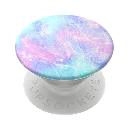 ​​​​PopSockets Phone Grip with Expanding Kickstand, Marble PopGrip - Opal Glow