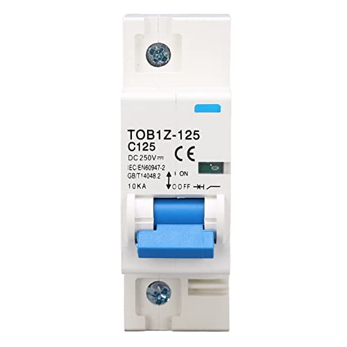 Disjoncteur Miniature DC 250V TOB1Z C125 avec extinction d'arc pour batterie de secours