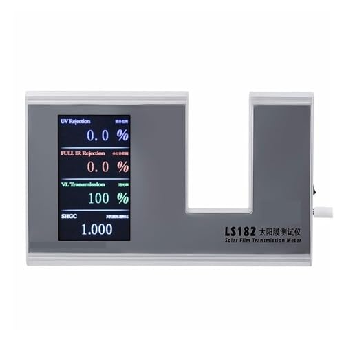 O LS182 3 in 1 Digital Solar Film Meter with Measuring UV IR Rejection Value Visible Light Transmission Value Tester