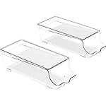 Simple Houseware 2-Pack Auto-Rolling Beverage Can Organizer for Fridge - Image 4