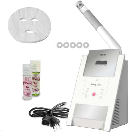 Kit Beauty Steam Aparelho de Vapor de Ozônio + Beauty Face com Jogo de Eletrodos - HTM