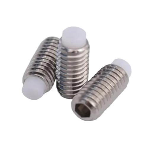 Vis de réglage pointe nylon M2 M3 M4 M5 M6 M8 M10 M12 inox