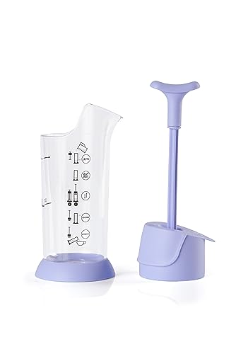 Espumador De Leite Pressca Lilás, Leite Cremoso, BPA Free, 200 ml, Mixer.