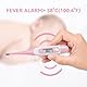 Snomd Flexibles Digitales Thermometer Fieberthermometer für Erwachsene und Kinder, Mund- und Unterarmthermometer Wasserdichtes Medizinisches Thermometer mit Fieberalarm