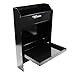 Pit Posse 458BK Jr Work Station Storage Cabinet Shelf Rack Holder Caddy - Made in USA - Garage Enclosed Race Trailer Automotive Mechanics Shop Storage Organizer Aluminum (Black)