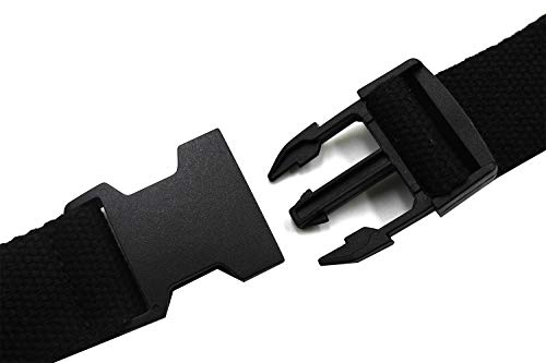 AIBEARTY Canvas Web Buckle Belt Adjustable Buckle Long Waistband for Women Men Teens4