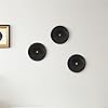 OFFIGAM 3 Pcs Black Vinyl Records Wall Decoration Set for Living Room and Room, Retro Plastic DIY Hanging Decor with Artistic Style, Vinyl Record Wall Aesthetic Ornament #4