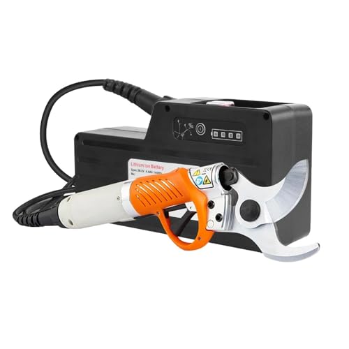 for Tree Trimming Branch Cutter 4.5cm Electric Pruner Shears 450W 4400mah Lithium Battery Orchard Scissors or Blade Parts Electric Pruning Shear Garden Tools