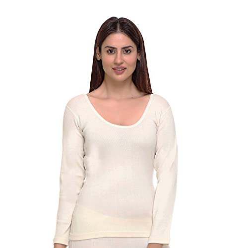 Solid Rib Pure Wool Top Thermal for Women (27009 Pack of 1 Pc)-image-24