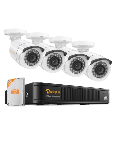 Kit cámara de vigilancia Anlapus para proteger tu hogar con visión nocturna