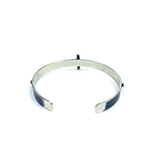 Bracelete Terço Prata Alemã