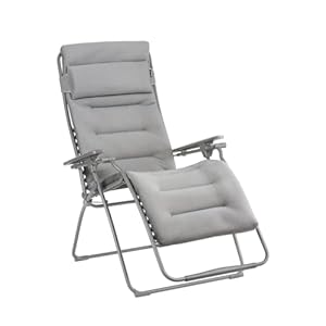 Lafuma Relaxsessel Futura XL Silber Schwarz