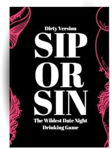 Sip Or Sin Drinking Couple Game - Freaky Couples Game for Romanti...