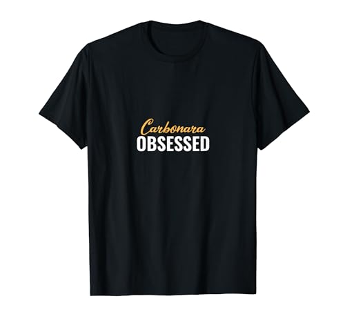 Carbonara Connoisseur Italiano Macarrones Queso Italia Camiseta