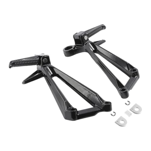 Support de Cale-Pieds Moto Passager en Alliage Noir pour Finition Origine MT03 et YZF R3