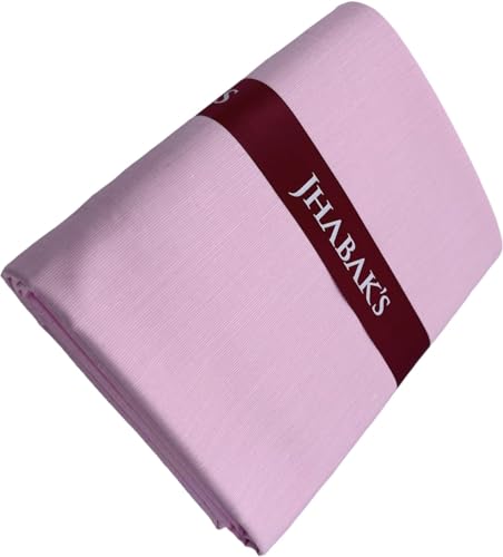 Image of JHABAK'S Unstitched Cotton Blend Solid Shirt & Trouser Fabric - 2.25 m Shirt Cloth - 1.20 m Pant Piece