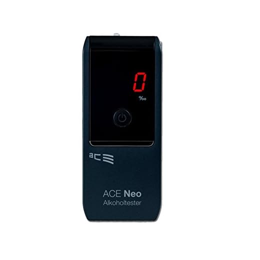 ACE 100051 Alkoholtester Neo, TU-Wien-Messgenauigkeit: 95,70% - Polizeigenau (Navy)