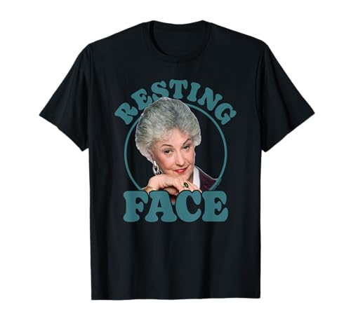 The Golden Girls Resting Dorothy Face Portrait Camiseta