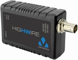 Veracity VHW-HW01 device showing power and Ethernet ports
