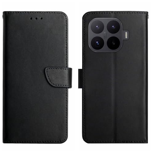 Étui Xiaomi 17T Pro cuir véritable SHIEID, housse de protection à clapet magnétique noir