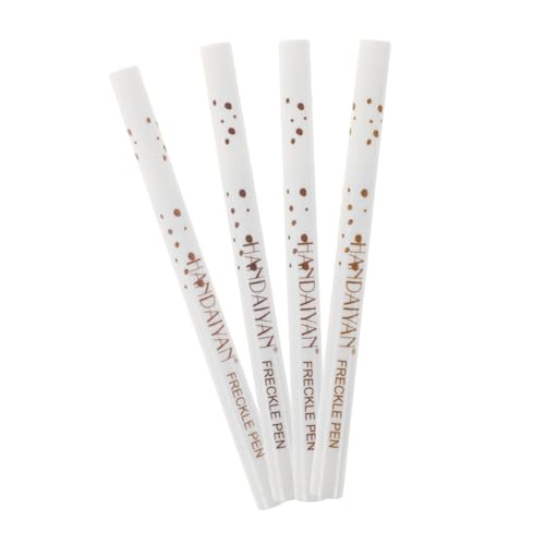 Didiseaon 4 Piezas Lápiz corrector de manchas cepillo de delineador maquillaje de pecas tinte de cejas lápiz removedor de lunares bolígrafo falso para pecas pluma de pecas de belleza líquido