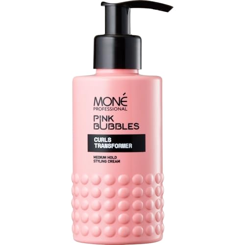 MONÉ PROFESSIONAL Curls Transformer Cream for Curly or Wavy Hair - Curl Defining Cream - Bouncy effect - Curly Method Friendly - 150 ml