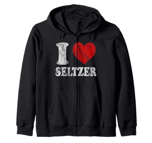 I Love Seltzer Vintage Sudadera con Capucha