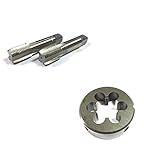 Calidad HSS CNC QUALITÄT Juego de machos de roscar y terraja G 1/8 pulgadas, rosca de tubo Whitworth, calidad HSS, producción de la UE