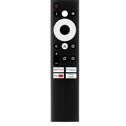 Image of Television Remote Control Compatible for Sansui JSW55ASUHD Smart Android LED TV Remote with Non Voice (Black, JSW55ASUHD)