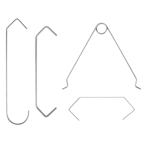 Mitoltpoci 125PCS Powder Coating Hook Kits with 4 Types, This