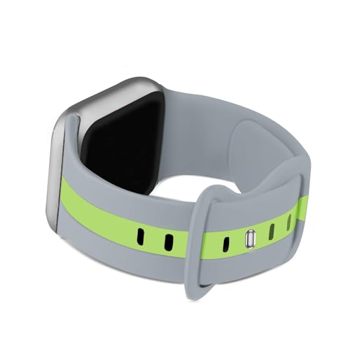 Image of GRIPP Tutone Soft Silicone Watch Strap for 44mm /45mm /46mm /49mm, Watch Series 11 /10 /9 /8 /7 /6 /5 /4, SE 3 /2 /1, Ultra 3 /2 /1, Durable, Flexible, Lightweight, Adjustable (Watch Not Included)