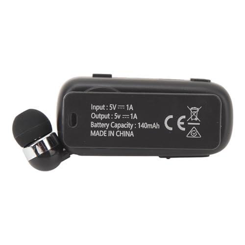Auricular inalámbrico retráctil Asixxsix clip en oído miniatura 6
