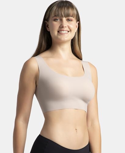 Image of Jockey 1839 Lounge Bra | Wirefree | Padded | Full Coverage | 360 Degree Stretch and Removable Pads | Microfiber Nylon Fabric