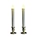 Produktbild IUwnHceE 1set Taper Kerzenhalter LED Flameless Kerze Elektrische Flackernde Kerze Dekor Simulation Taper Candle Light Halter Home Decor