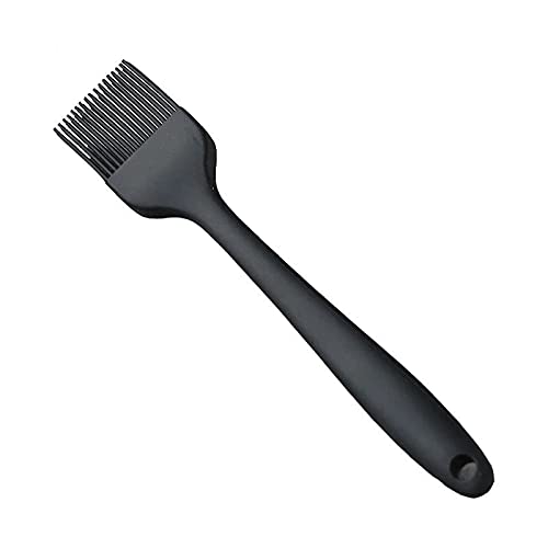 Basting Brush Silicone Pastry Brushes Oil Brush Bottle Brush for Baking Pastry Brush Silicone Bpa Free Silicon Baking Brush (Black)