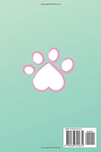 Vet Tech Notebook: Veterinary Technician Journal Blank 6 x 9 Lined Journal Gift Vet Tech Student Notebook Journal Diary Stethoscope Dog Paw Print: ( 6 x 9 inches with 120 blank lined pages ) - Image 2