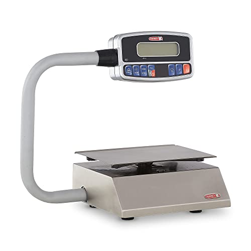 Torrey Pzc10/20 Electronics Portion Control Scale, Large Lcd Display, Rechargeable Battery, Tare Function, 10 Kg/20 Lb, Stainless Steel #TOP9