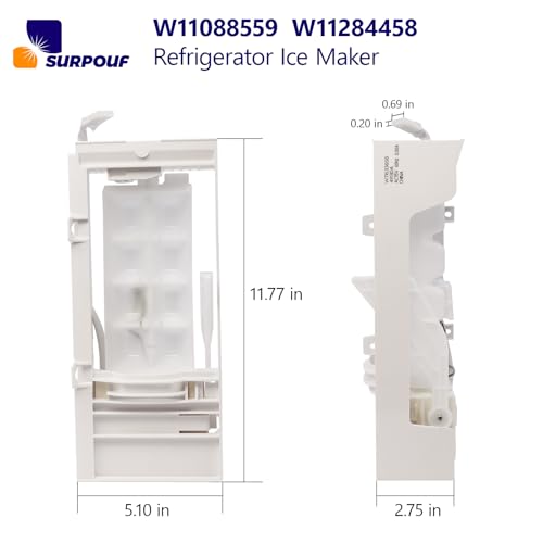 Machine à glaçons W11088559 à éjection rapide pour W11284458
