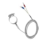Aexit 0-400 Celsius 2M Sensor de temperatura K Tipo de termopar + 1.1' 'Abrazadera de aro (7cc46f60b5044c005c94c44a0080fead)