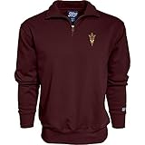 Blue 84 Men's Arizona State Sun Devils Quarter Zip Sweatshirt Icon Team Color, Team Color, Large