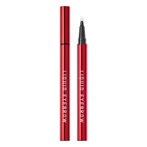 Faux Brow Microblading Eyebrow Pencil with Hair Like Strokes Double-Brush Tip Filling Eyebrow Pen for Women Fast & Precise & Pigmented Makeup Great for Sparse and Full Brows(03 Dark Brown)