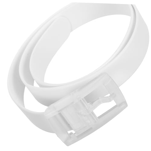 SUPVOX Men Adjustable Silicone with Lightweight Plastic Buckle Versatile Unisex Sports Belt for Everyday Wear3