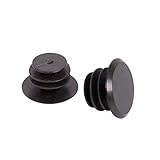 0 0 1 par de Agarre de Bicicleta MTB Mini Agarre de Goma Barra de Manillar Tapones de Extremo Tapones Tapas de Bicicleta Agarre de Goma Negro WEIWEITOE