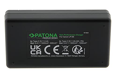 Batterie LP-E6NH 2600mAh double Baxxtar avec chargeur rapide USB-C - 6