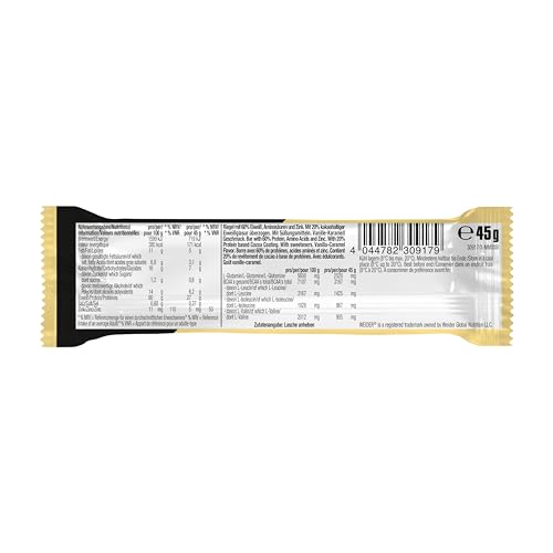 Weider 60% Proteinriegel - Hochproteinhaltiger Riegel mit 27g Protein, wenig Zucker… – Ansicht 6