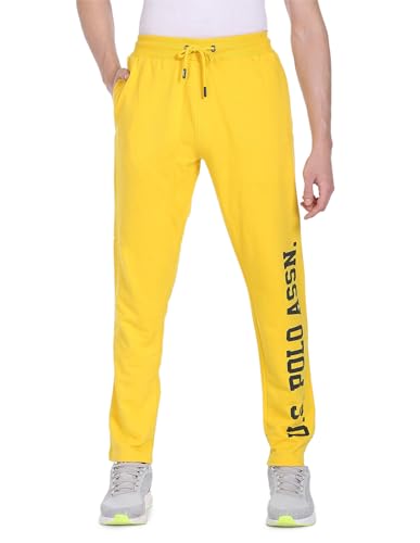 Image of U.S. POLO ASSN. Men's Mid Rise Regular Track Pants