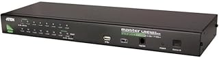 ATEN 16-port USB KVM, Daisy Chain 16-Port USB - PS/2 VGA KVM, CS1716A-AT-G (16-Port USB - PS/2 VGA KVM Switch with USB Peripheral port, 2048 x 1536 pixels, QXGA, Rack mounting, 6.6)