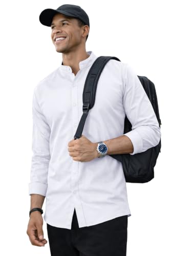 Image of Noble Monk Men's Full Sleeve Shirt | Casual Formal Button Down Top | Regular Fit Stylish Wear | Comfortable Everyday Apparel