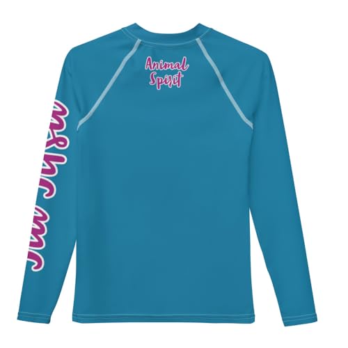 Generic Youth Girls No Gi Jiu Jitsu Rash Guard Dolphin2