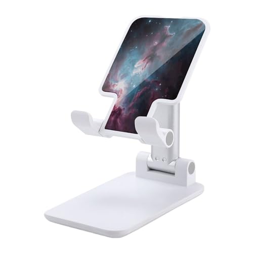 Support de telephone pliable et stable finition nebuleuse spatiale
